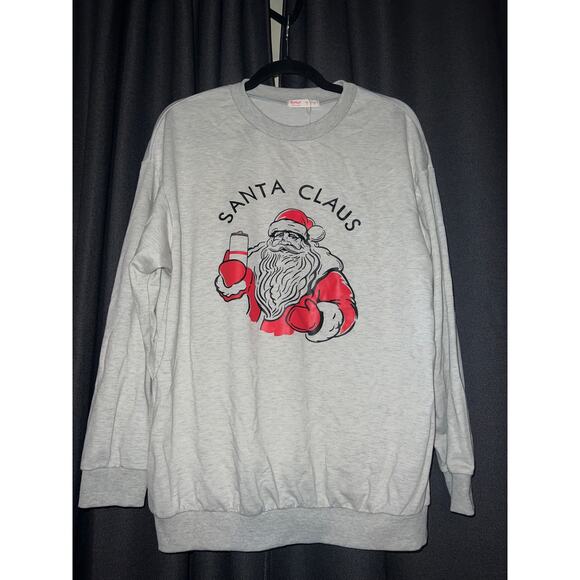 Ugly Christmas Sweater Xmas Sweatshirt Crewneck Size Medium - Picture 1 of 3